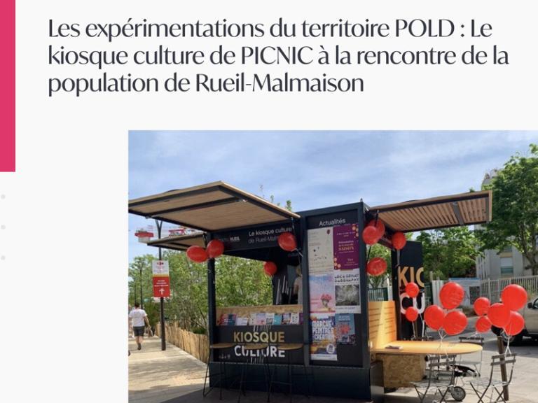 Le Kiosque Culture de PICNIC à Rueil-Malmaison – Le Catalyseur 