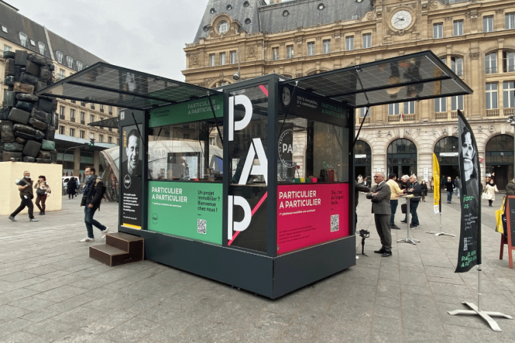 Le kiosque L de PAP